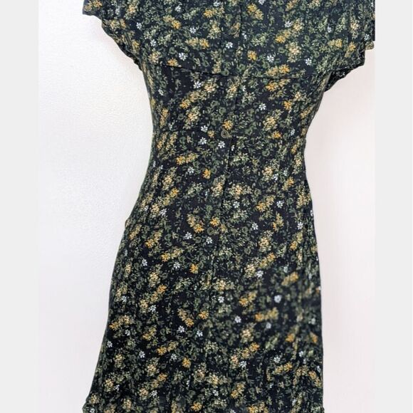 Mossimo Off the Shoulder Navy Floral Dress Size XSmall - Picture 3 of 7